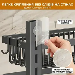 4-рівневий настінний кухонний органайзер - мініатюра 4