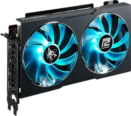 Відеокарта AMD Radeon RX 6600 8GB PowerColor Hellhound (AXRX 6600 8GBD6-3DHL) Б/В - мініатюра 2