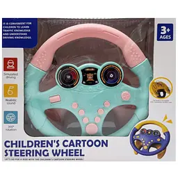 Дитячий ігровий Автотренажер Bambi ME-166(Turquoise) звуки машини