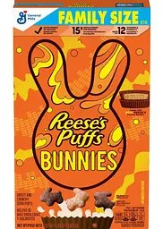 Сухий сніданок General Mills Reese's Puffs Bunnies Breakfast Cereal 557г