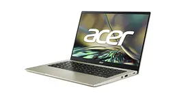 Ноутбук Acer Swift 3 SF314-512 14' FHD IPS, Intel i7-1260P, 16GB, F1TB, UMA, Lin, золотистий (NX.K7NEU.00J) - мініатюра 2