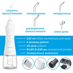 Іригатор Pecham Travel PC-1581 White - мініатюра 6