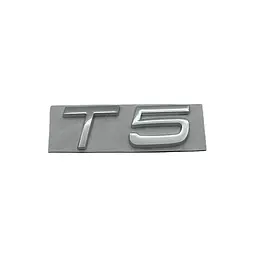 Емблема напис T5 для Volvo хром 71х26 мм метал (на скотчі)