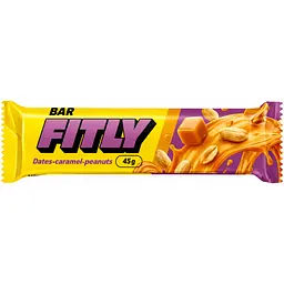 Протеїновий батончик Fitly 12x45 г Хрустка карамель