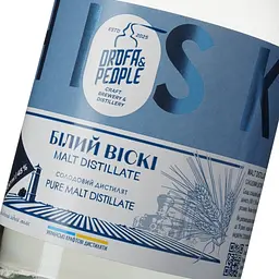 Солодовий дистилят Дрофа&Люди Білий Віскі Pure Malt Distillate 45% 0.5 л - мініатюра 6