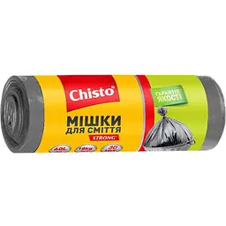 Пакети для сміття CHISTO 30шт 60л strong