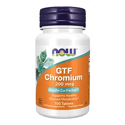Вітаміни GTF Chromium 200mcg - 100 tabs