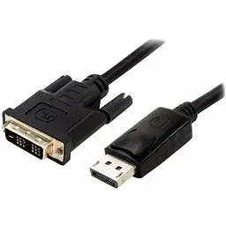 Кабель мультимедійний DisplayPort M to DVI M 1.8m 24+1pin Atcom (9504)