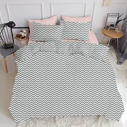 Підковдра євро Cosas Grey Zigzag 200х220 см (ZigG_2) - мініатюра 4