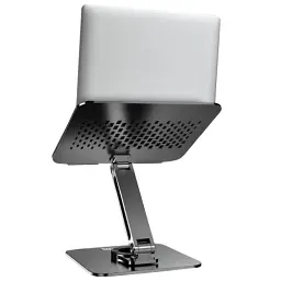 Підставка для ноутбука до 17" OfficePro LS112G, Grey, алюміній/силікон, регулювання нахилу, складна конструкція - мініатюра 2