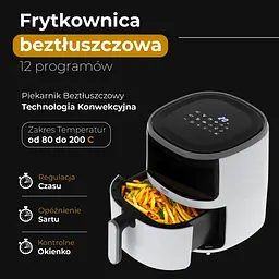 Мультипіч-аерофритюрниця Adler AD 6313 5,0 л - мініатюра 9