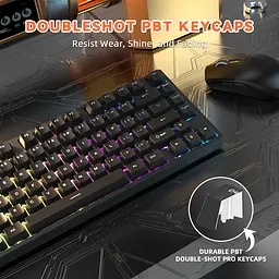 Ігрова дротова магнітна клавіатура Attack Shark R82 / Дротове підключення / Magnetic Switch / Black - мініатюра 3