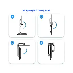Підставка до планшета Dynamode smartphones/tablets 4-13 inches (PH-Stand-02 black) - мініатюра 8