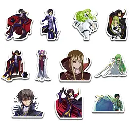 Стикерпак набір наклейок G-Toys Code Geass 45 шт. (SP CG 01) - мініатюра 3