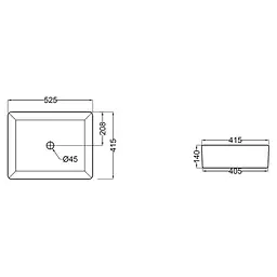 Умивальник Jaquar 51x40 JDS-WHT-25907N - мініатюра 2