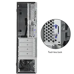 Корпус Chieftec UNI BE-10B-300 mATX , БЖ 300W, SLIM FF - мініатюра 6