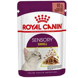 Вологий корм для вибагливих котів Royal Canin Sensory Smell Gravy шматочки в соусі 85 г