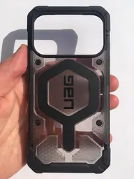 Чохол протиударний UAG Pathfinder MagSafe для iPhone 17 Pro (6.3") Clear Ash 114551113140 - мініатюра 6