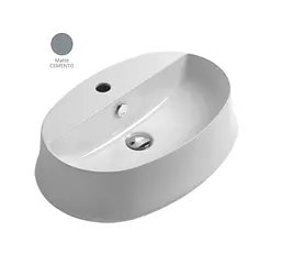 Умивальник Simas Sharp 60 см cemento matt Сірий SH05