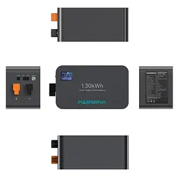 Акумуляторна батарея для ДБЖ Marsriva 12.8 V / 102 А*ч (MR-LFP12-100-WMD) - мініатюра 5