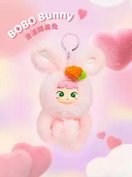 Колекційна м'яка іграшка з кільцем Tangle x Cimmy Fluffy Bunny Bobo (HWTANGLE01S01-PC01) - мініатюра 2