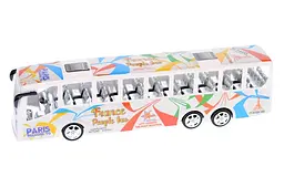 Іграшковий автобус туристичний інерційний France People bus WJ950-54 у пакеті р.35х8,5х10 см YG TOYS