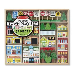 Ігровий набір Melissa&Doug дерев'яний "Місто" (MD14796)