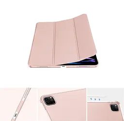 Чохол-книжка BeCover Tri Fold Hard для Apple iPad Pro 12.9 2020/2021/2022 Pink (711721) - мініатюра 4