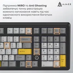 Клавіатура Ajazz AK980 Magnetic Switch Black USB-C (AK980-MAX-M-BGY) - мініатюра 10