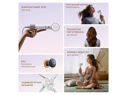 Фен Dreame Hair MINI Purple (AHG11APPL) - мініатюра 12