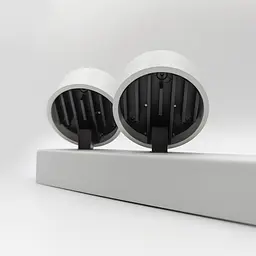 Накладний світильник Skarlat RSLC74126-2 2x7W WH+BK 4000K - мініатюра 4