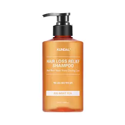 Шампунь пивний для об'єму тонкого волосся Beer Yeast Hair Loss Relief Shampoo Fig Mint Tea Kundal 500 мл