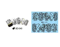 Наклейки для ногтей BD-040