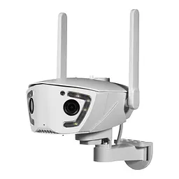IP-відеокамера з WiFi 2Mp+2Mp Light Vision VLC-4482WI(Camhi Pro) f=3.6mm, ІЧ+LED-підсвічування, з мікрофоном (75-00295) - мініатюра 1