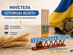 Подарункова стела «Херсонська область» для військового, ветерана, волонтера — патріотичний сувенір - мініатюра 5