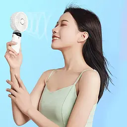 Портативний складний вентилятор / Вентилятор ручний акумуляторний Mini Fan TP-01 - мініатюра 2