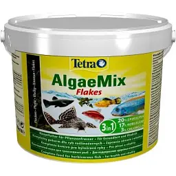 Сухий корм для акваріумних риб Tetra Algae Mix в пластівцях 10 л для травоїдних риб