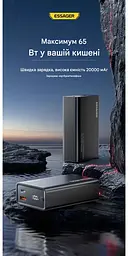 Павербанк Essager 20000mAh 65W PD 3.0 QC 4.0 для ноутбука, планшета та iPhone 17/16/15 - мініатюра 9