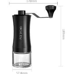 Ручна кавомолка Circle Joy Coffee Grinder CJ-SMDJ01 Black [129239] - мініатюра 12
