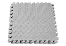 Татамі мат EasyFit SwallowTail 4 шт (60х60х1 см) пазл хвіст ластівки сірий