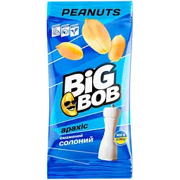 Арахіс Big Bob смажений солоний 60 г (879150)