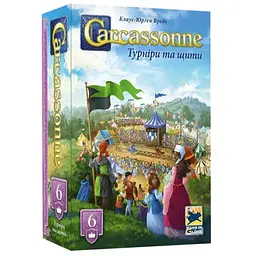 Настільна гра Feelindigo Каркасон: Турніри та щити (Carcassonne: Jousts and Crests) (укр.) (FI25071)