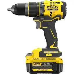 Дриль-шурупокрут Stanley FatMax 20V ударний безщітковий з двома акумуляторами 18 В 4 Аг (SFMCD721M2K-QW) - мініатюра 3
