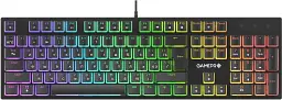 Клавіатура USB GamePro MK85R Red Switch RGB Black (MK85R) UA