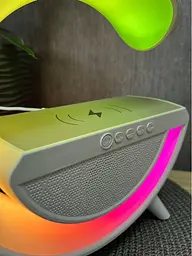 Бездротова портативна колонка з підсвічуванням Bluetooth 5.2, Wireless Charging, акумулятор, TF Card, USB Type-C - мініатюра 10