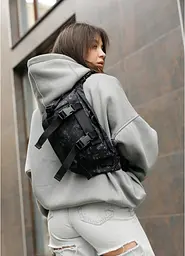 Сумка бананка велика поясна Sambag 38х21 см sum0023765 - мініатюра 5