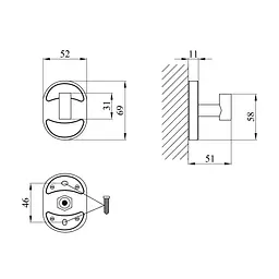 Гачок Kroner KRM Elbe - ACC2905-1 (CV022858) - мініатюра 4