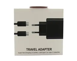 Зарядка для пристрою Adapter PRC 9176 потужність 45 Вт 5А + кабель Type-C USB швидкий заряд чорний - мініатюра 8