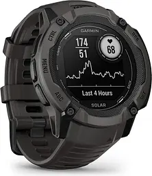 Смарт-годинник Garmin Instinct 2X Solar Standard Edition Graphite (010-02805-10/00) [85180] - мініатюра 3