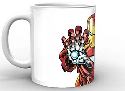 Кружка GeekLand Залізна Людина Iron Man ручне малювання IM.02.029 - мініатюра 3